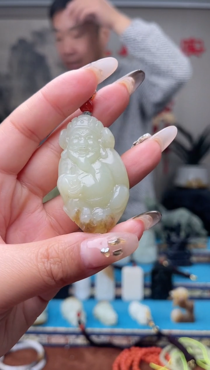 【闪购商品】和田玉挂件未镶嵌1