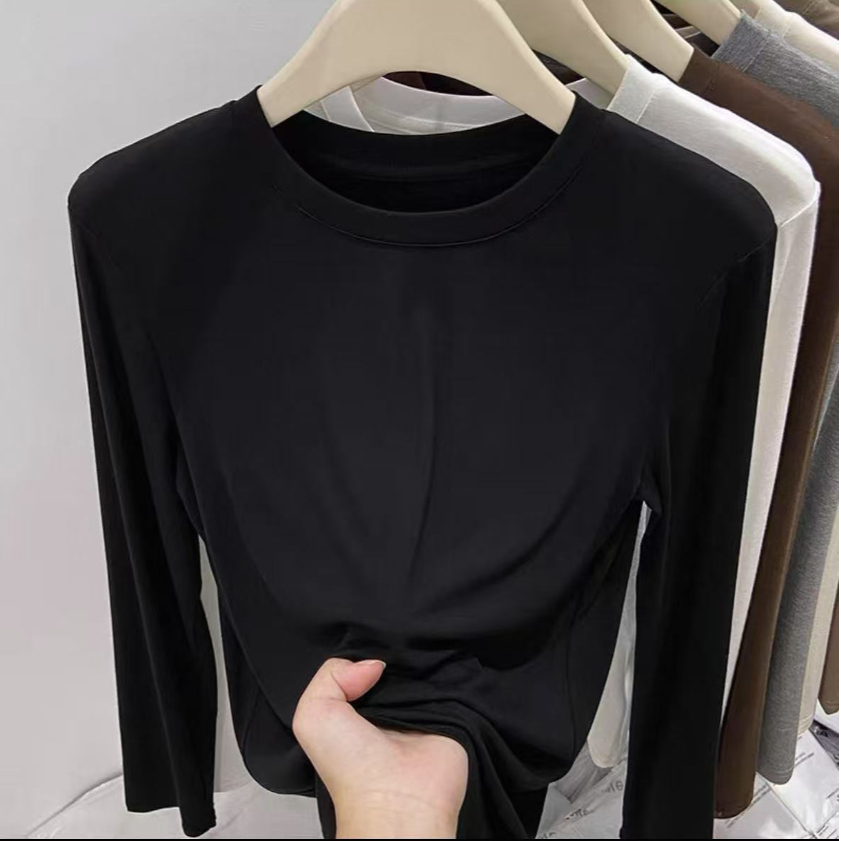 8633-T828（两色）宁波品牌打底衫