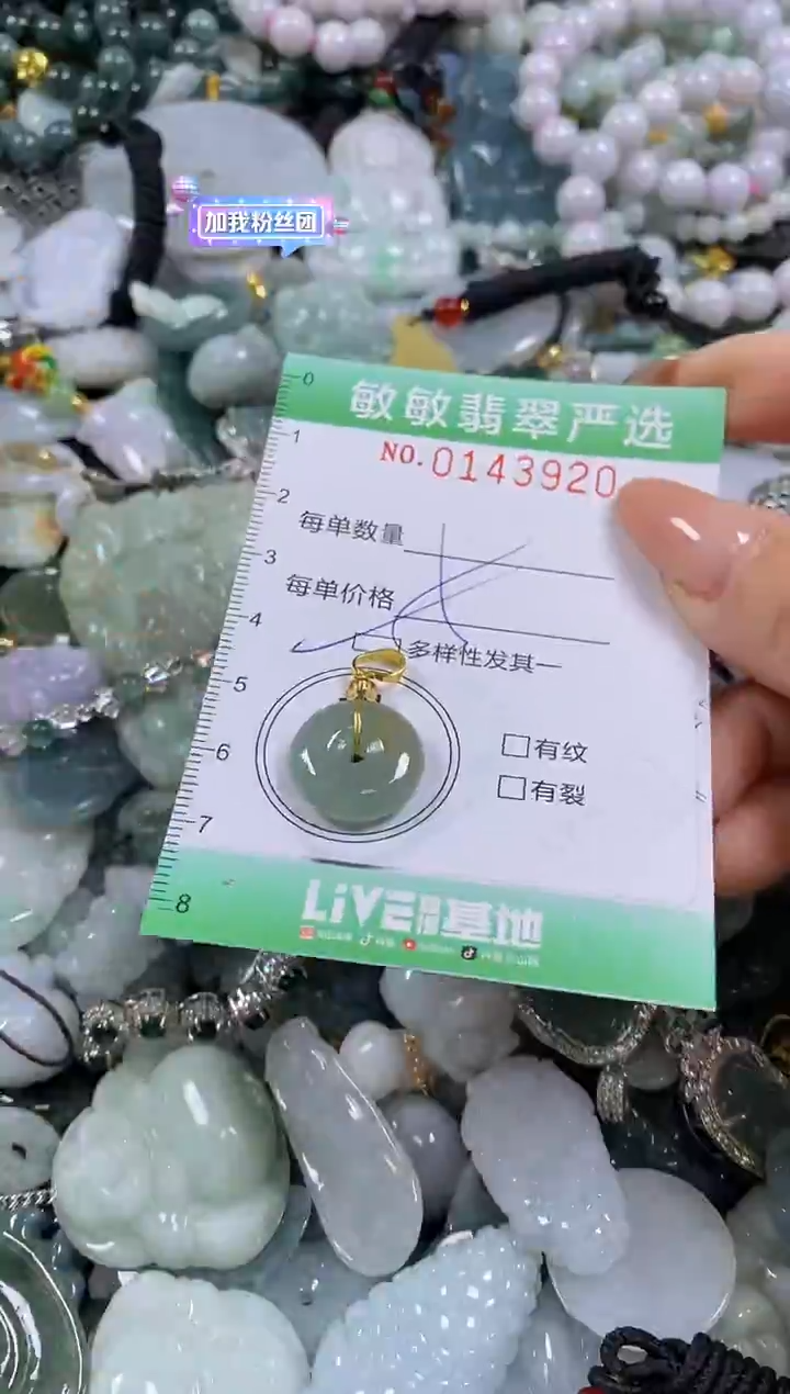 【闪购商品】翡翠未镶嵌颈饰闪购0143920多样性发其一