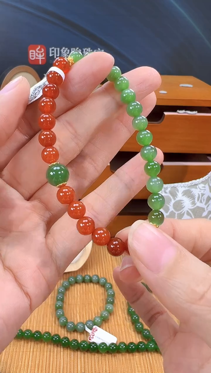 未镶嵌手串和田玉多样性拍一发一 cg