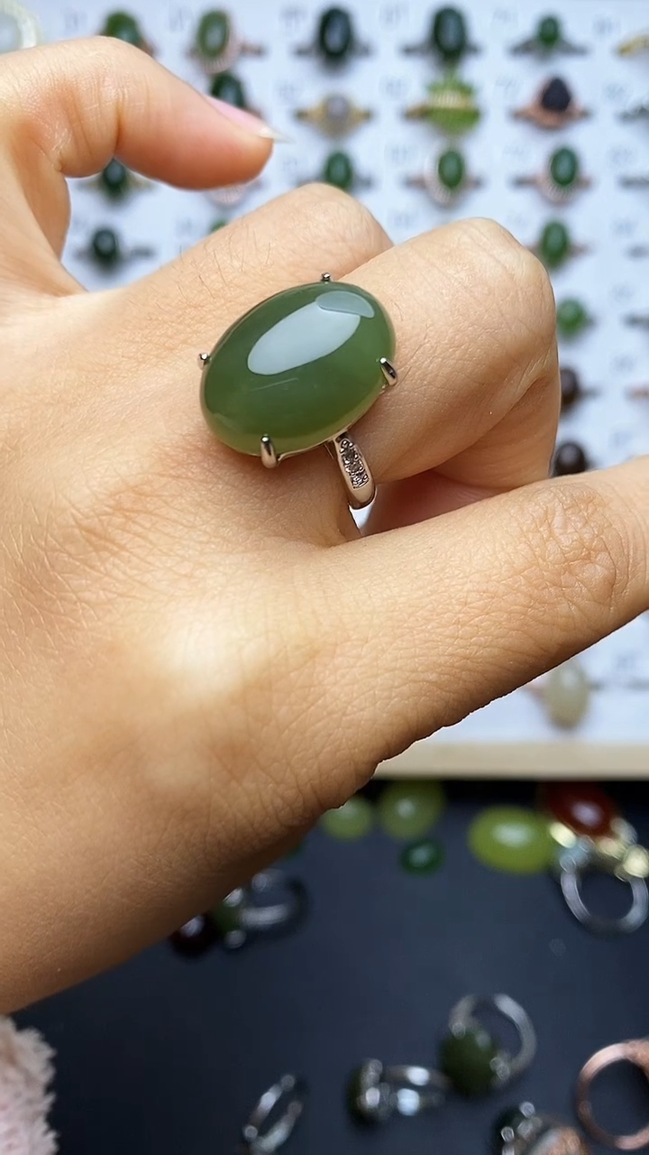 【闪购商品】和田玉戒指未镶嵌1