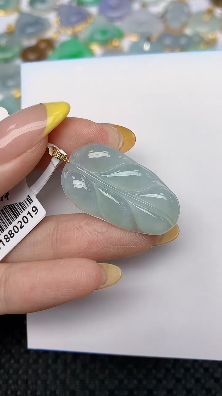 翡翠未镶嵌项链天然翡翠A货