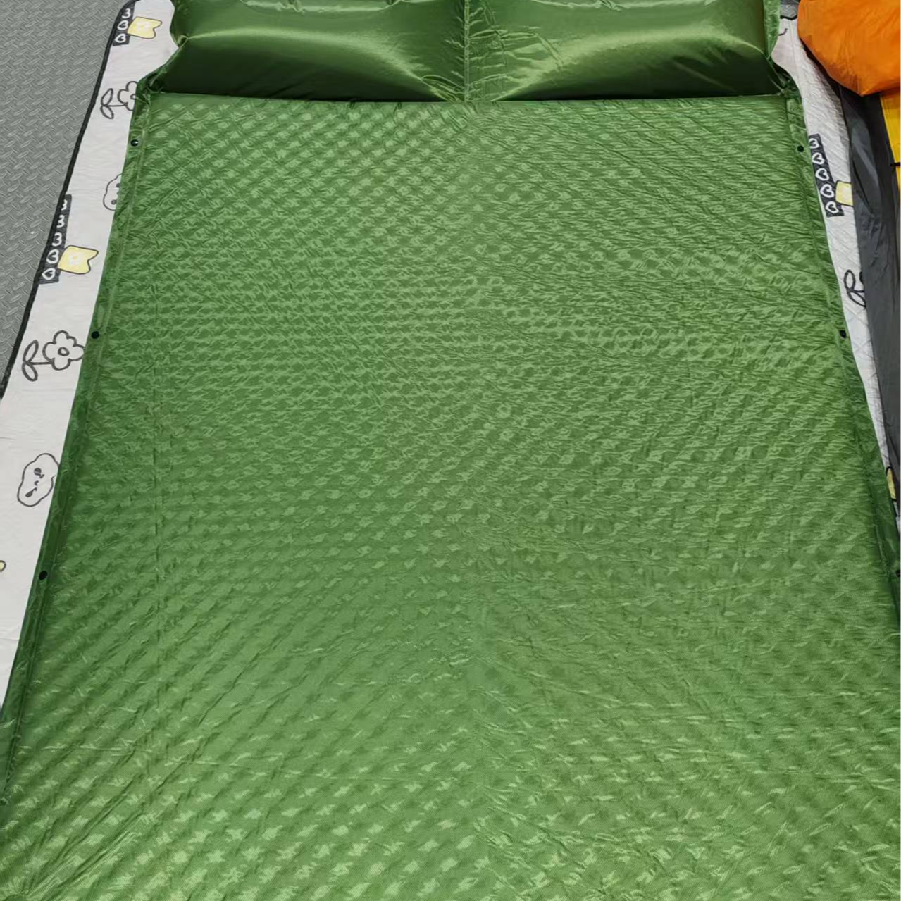 5公分自充奶酪垫户外帐篷睡觉垫子自充奶酪露营垫过夜充气垫