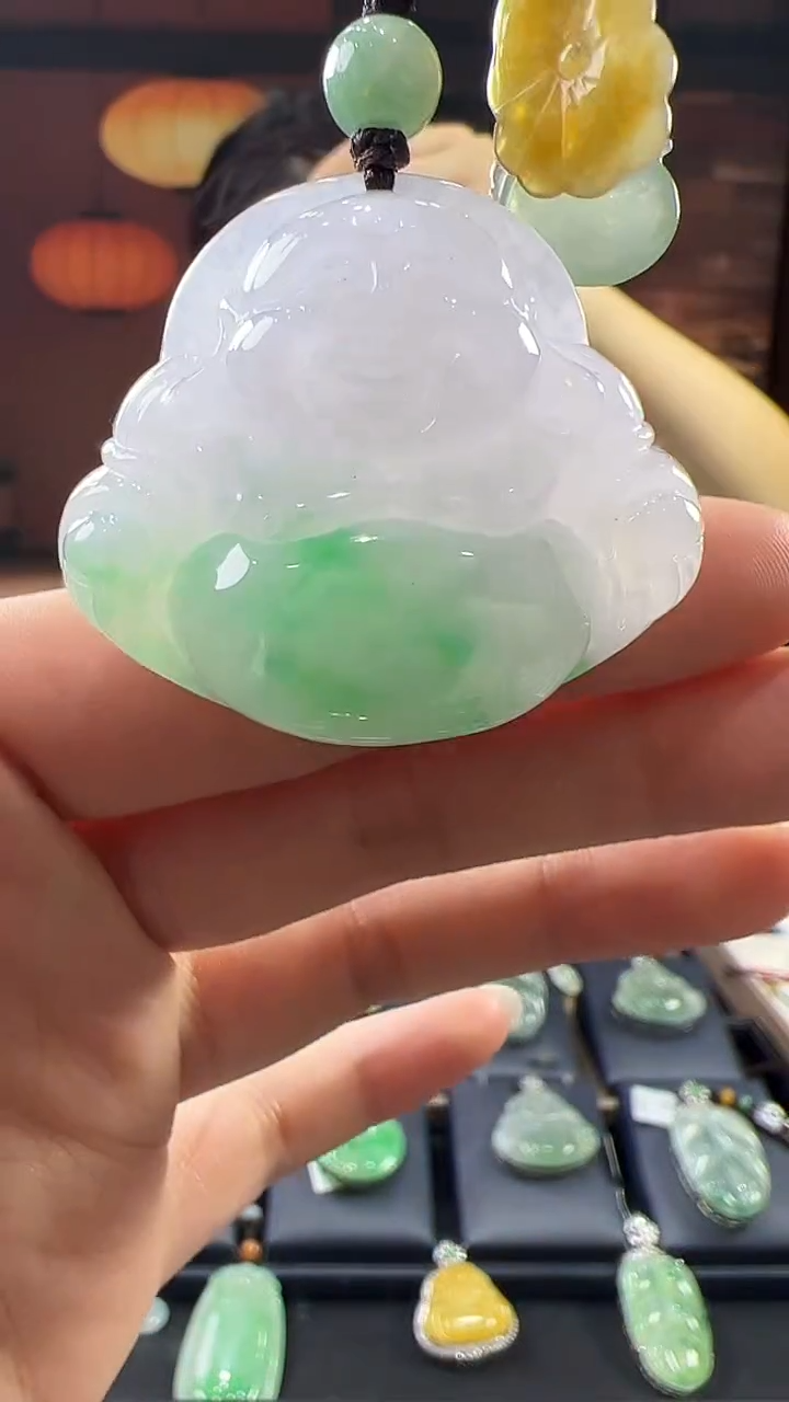 未镶嵌挂件翡翠@***杨佛公