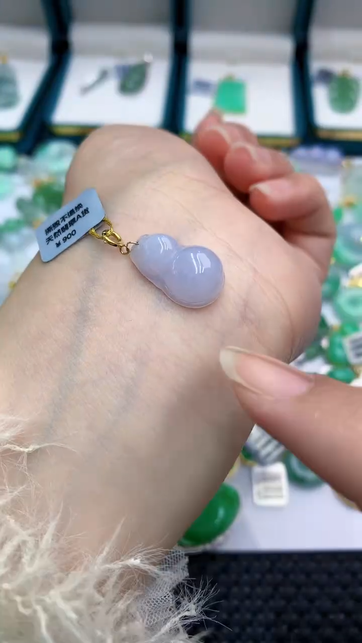 【闪购商品】翡翠颈饰18K金镶嵌            8