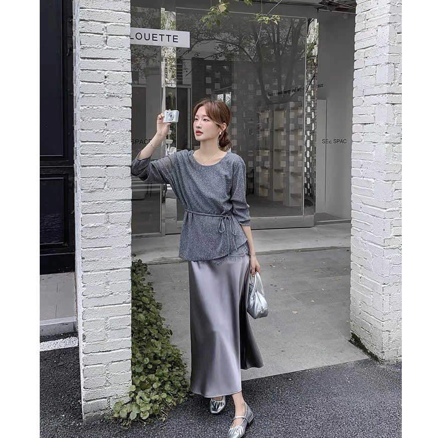 秋两件套连衣裙  1296