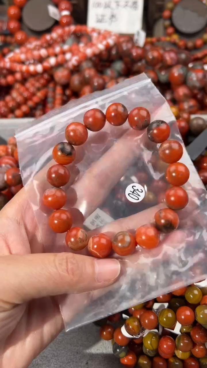 南红玛瑙手串未镶嵌12