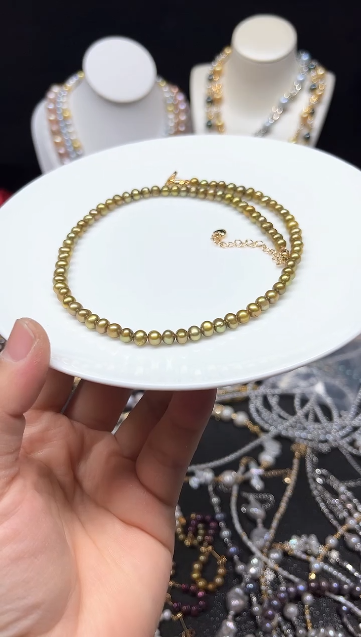 【闪购商品】淡水珍珠颈饰未镶嵌多人