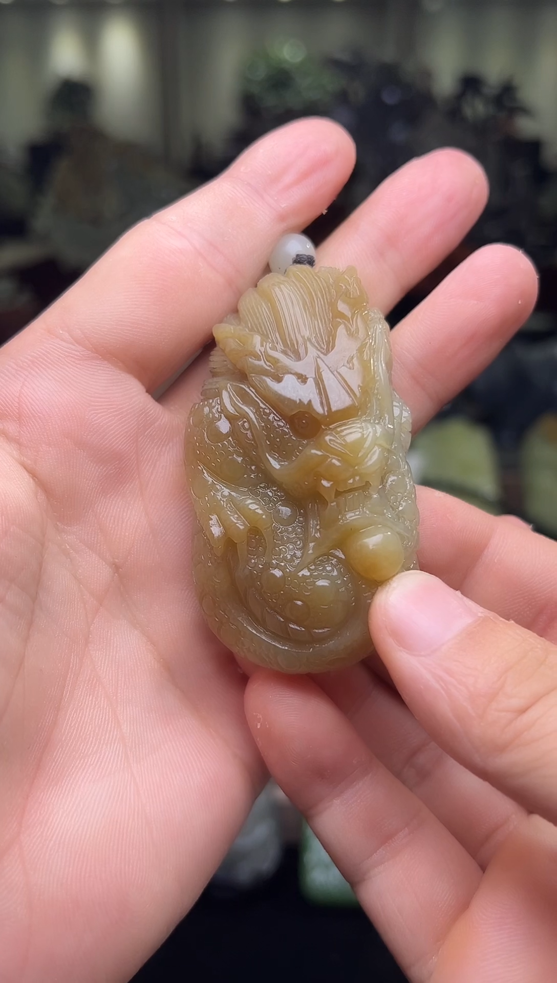 和田玉未镶嵌摆件吊坠