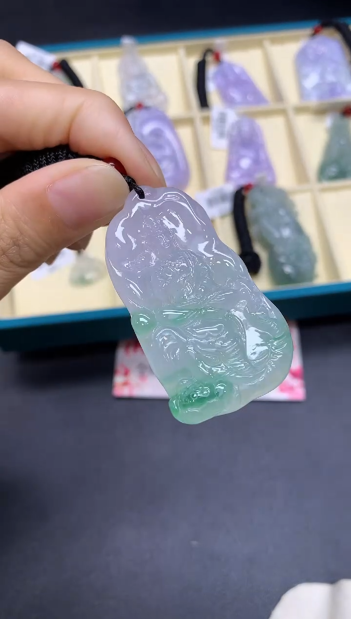 【闪购商品】定制翡翠未镶嵌普贤菩萨【无服务费】