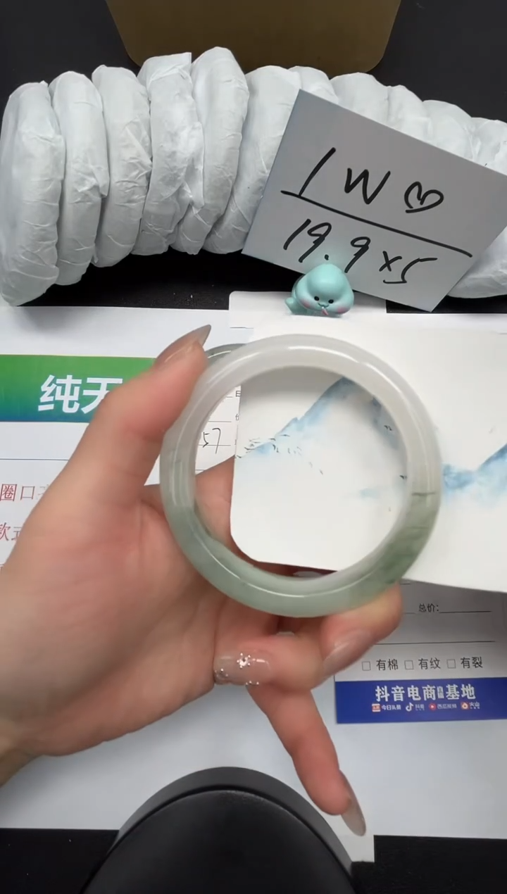 【闪购商品】石英质玉手镯合金110-56.9