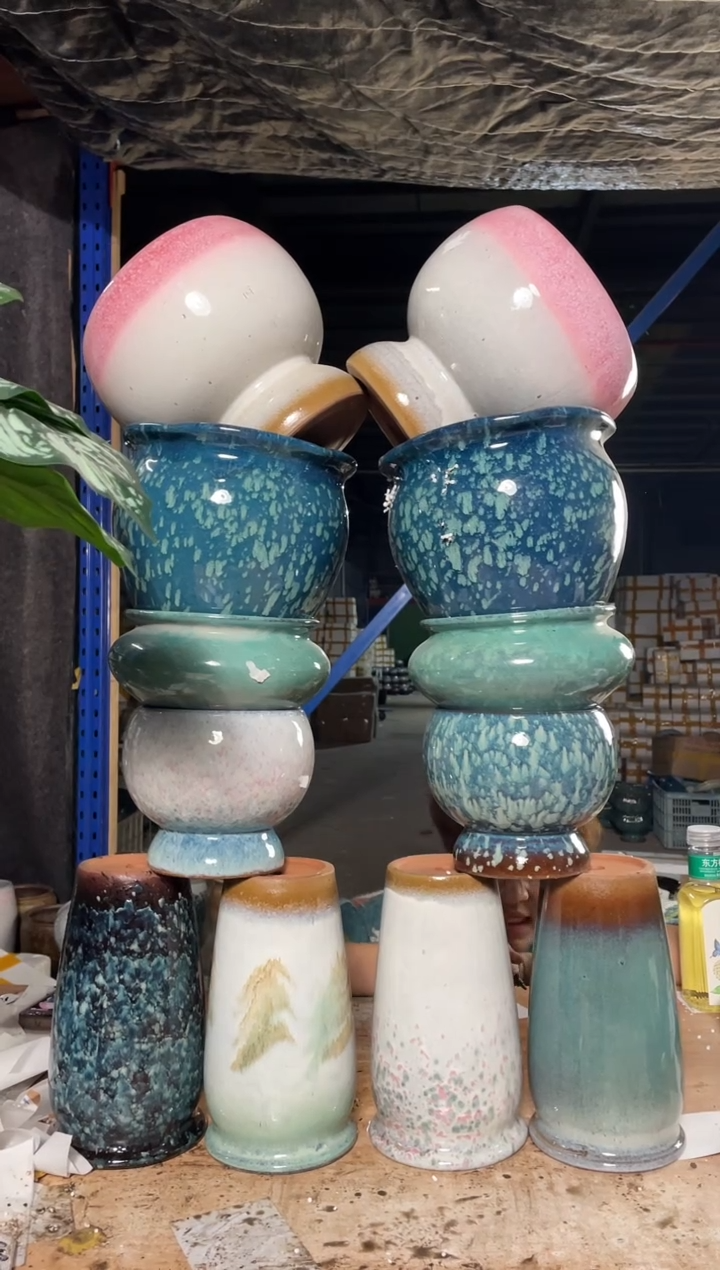 紫砂花盆宜兴紫砂粗陶花盆119-1