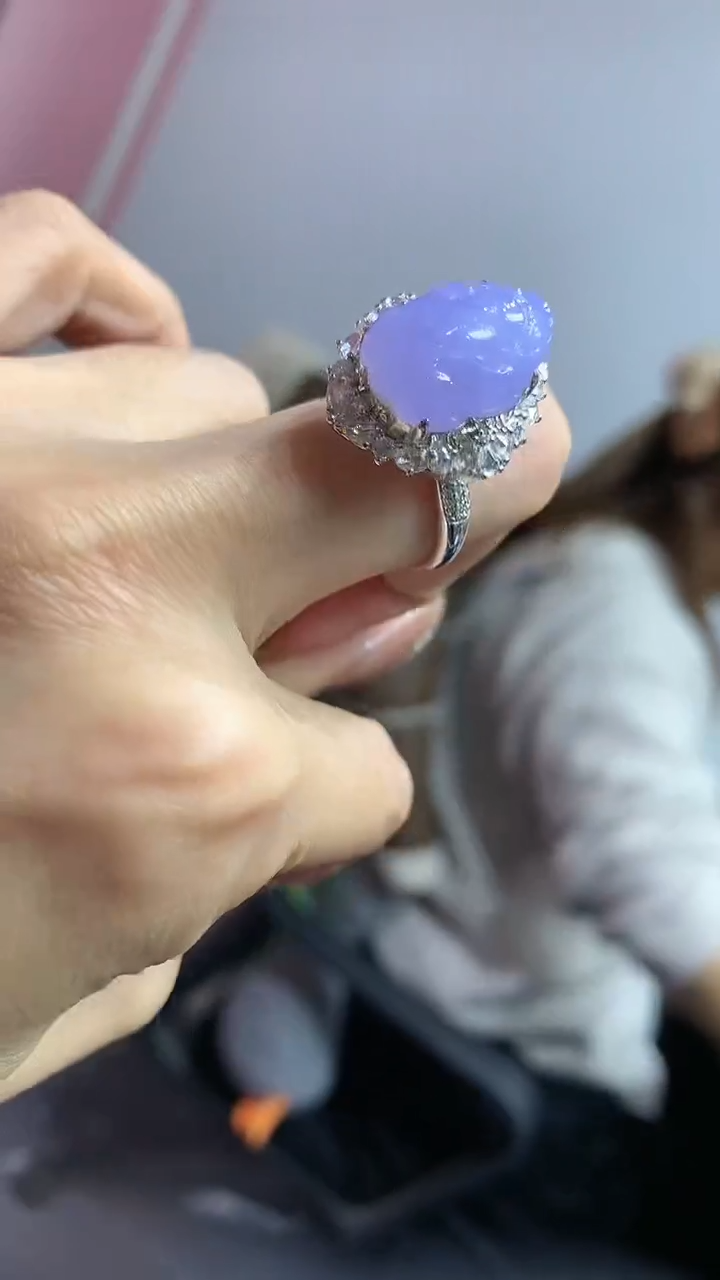 【闪购商品】翡翠戒指18K金镶嵌团购