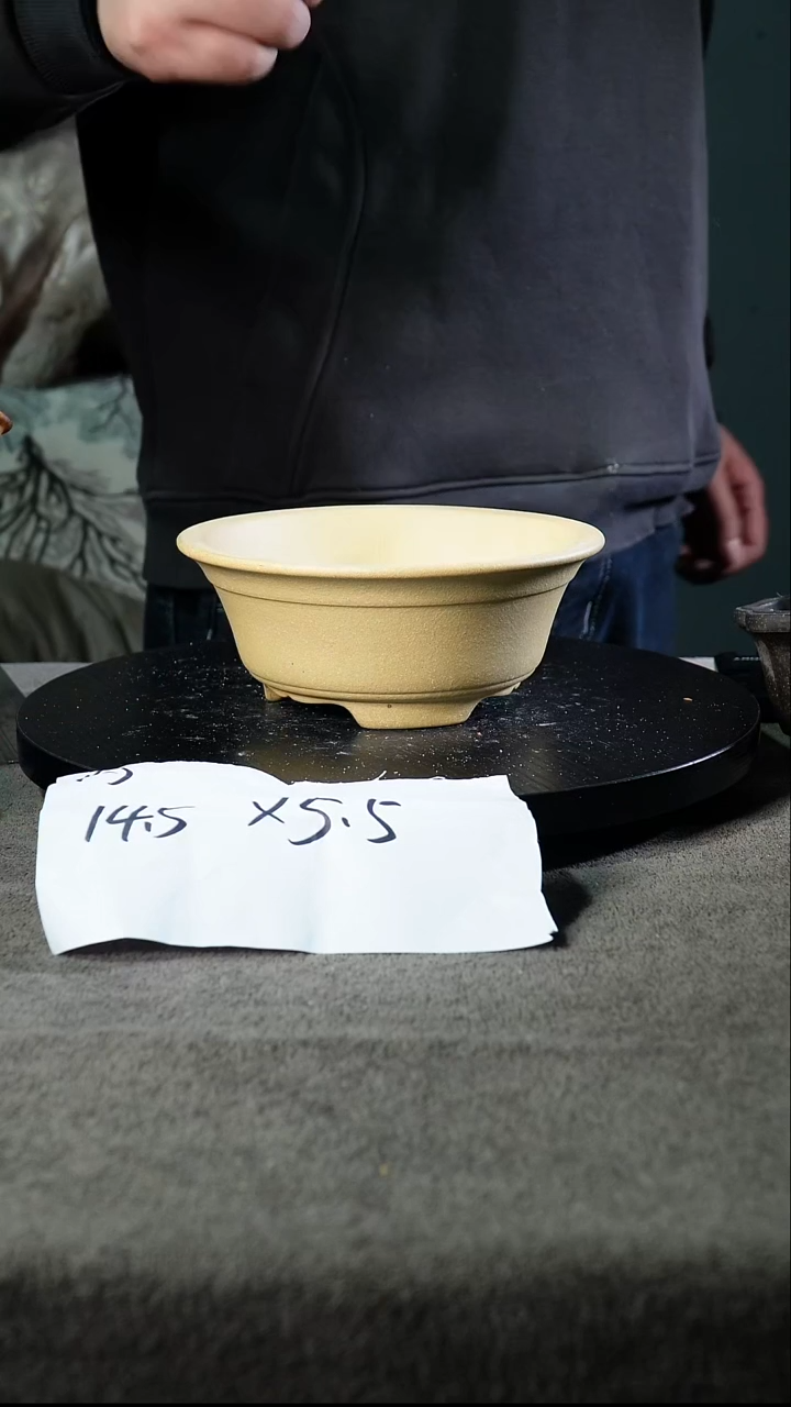 A宜兴紫砂小花盆