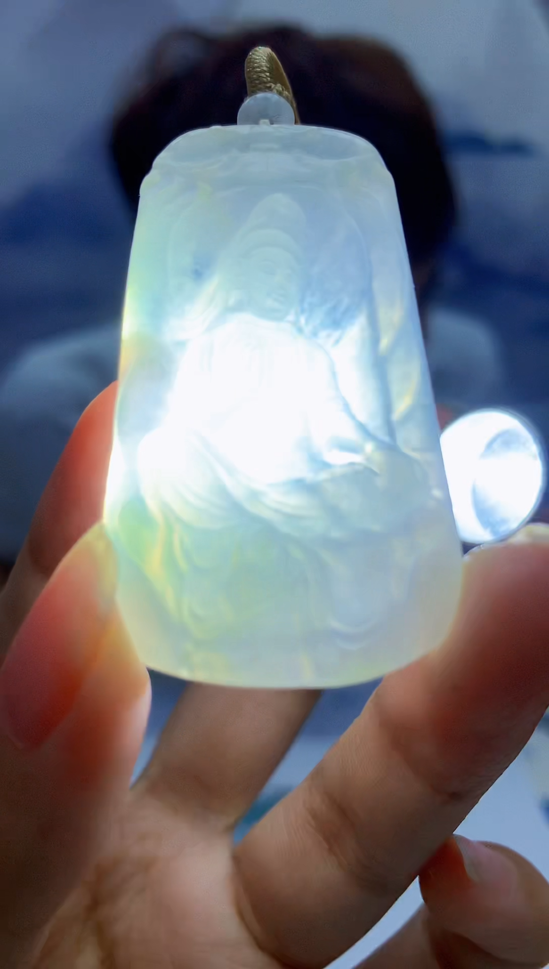 定制翡翠未镶嵌4868kk-毛货挂件159