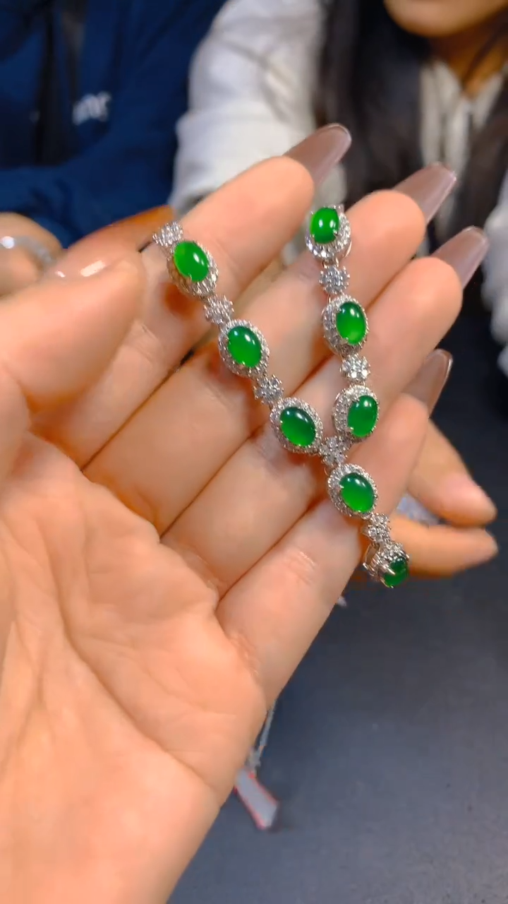 【闪购商品】翡翠套链未镶嵌0766630106多样性发一