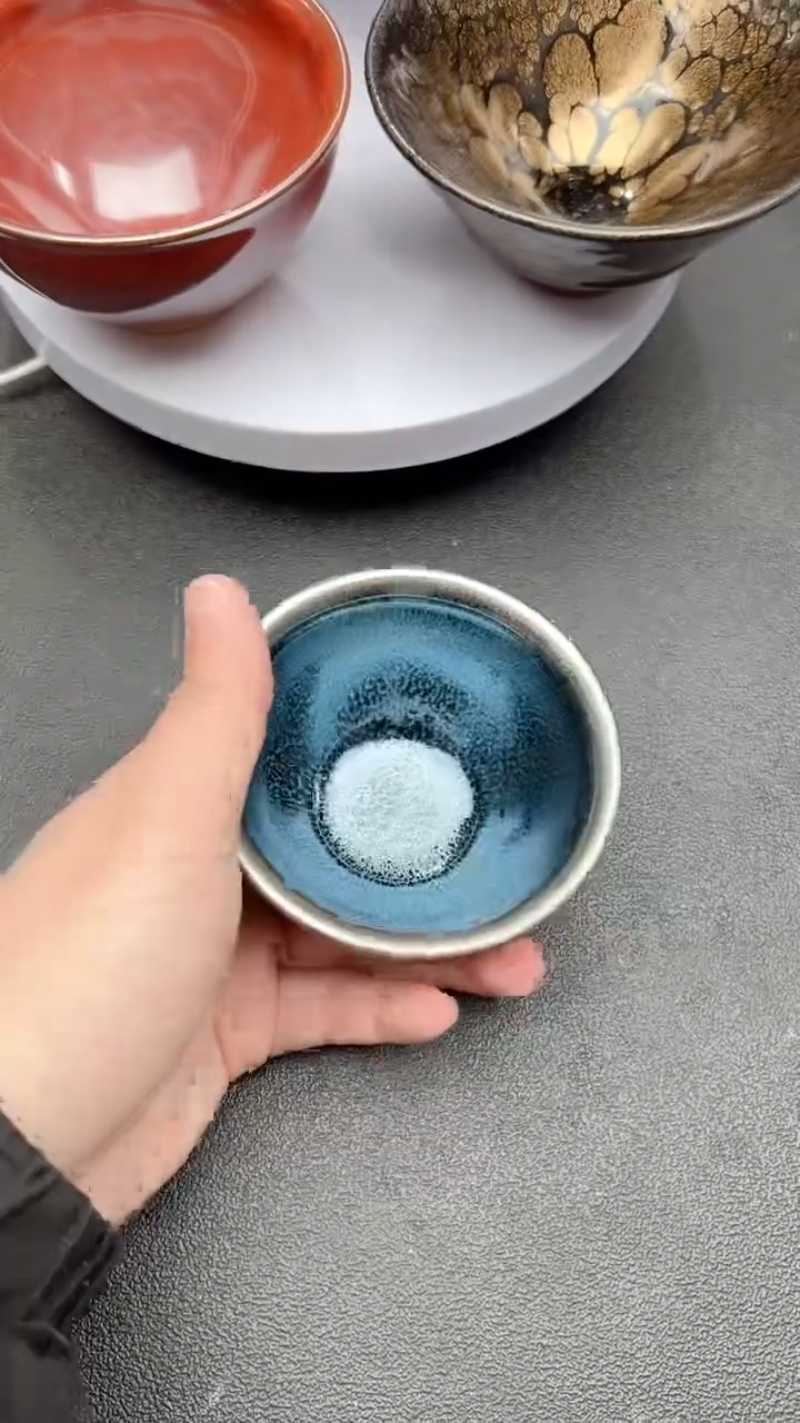 【闪购商品】茶盏150微瑕建盏建盏