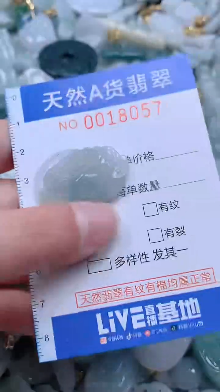 翡翠未镶嵌吊坠(不含链)1