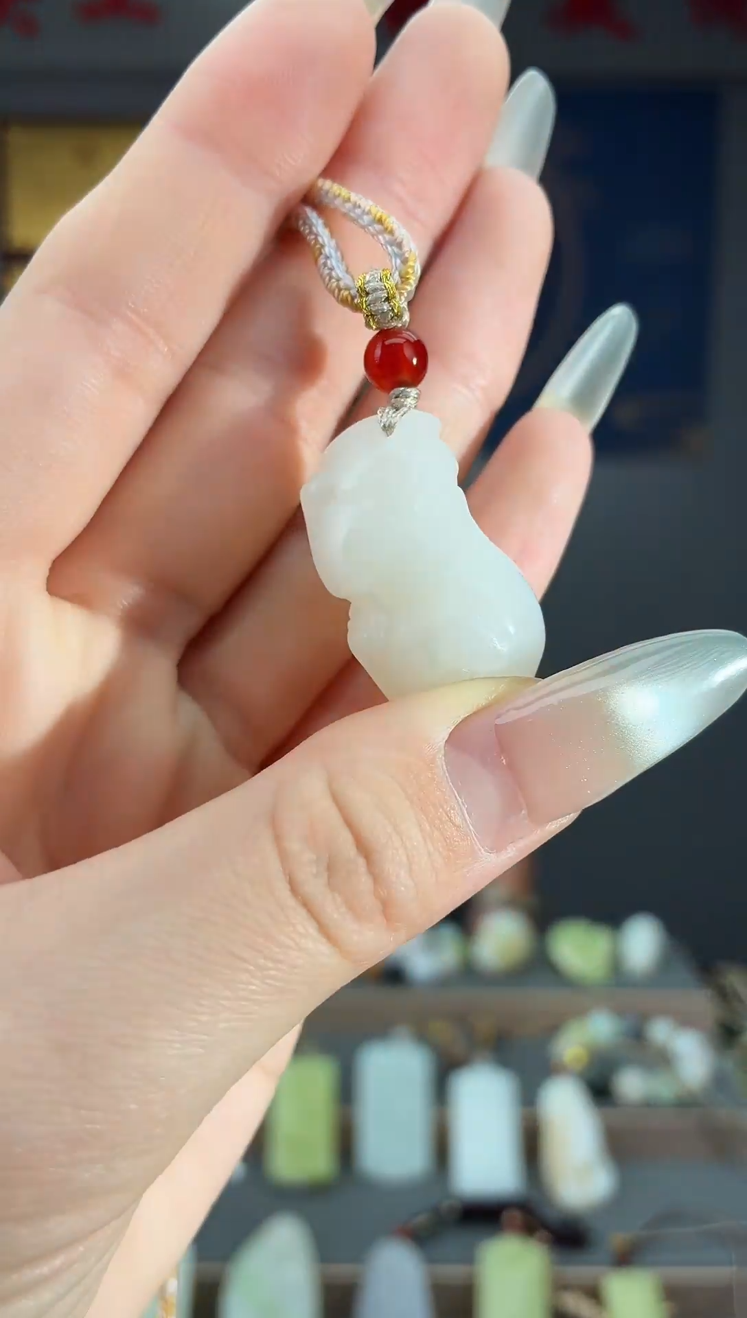 颈饰未镶嵌和田玉1