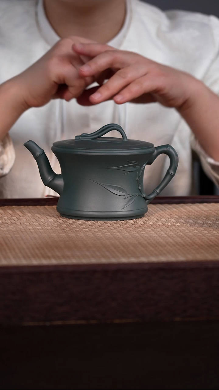 茶壶紫砂绿泥 330cc