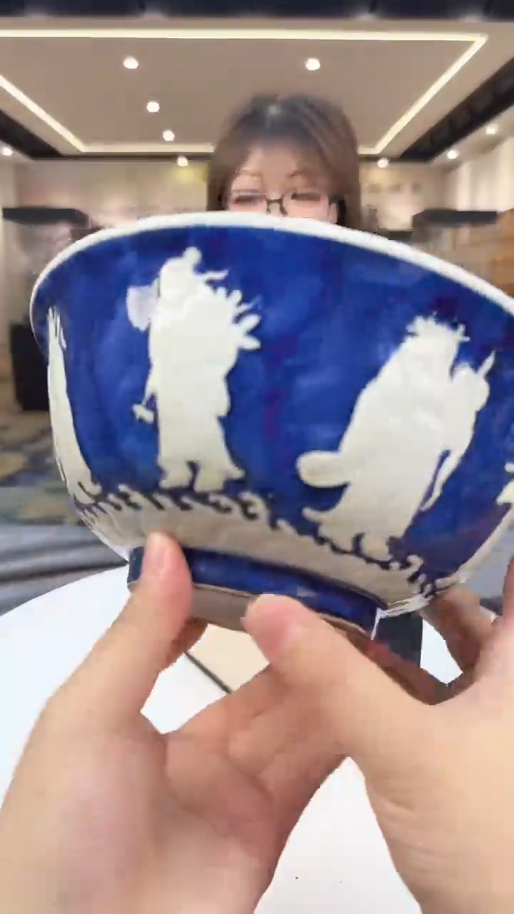 瓷片景德镇陶瓷摆件N19