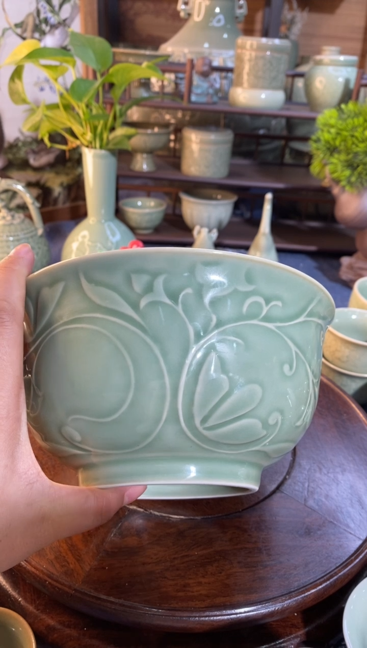 【闪购商品】7英寸玉兰碗【b000027】两个微瑕