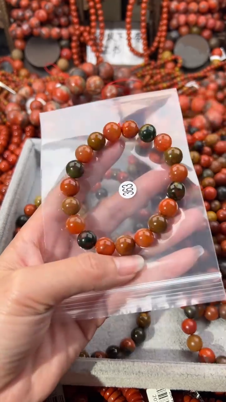 南红玛瑙未镶嵌手串10