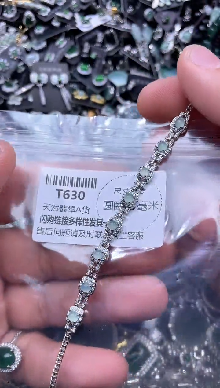 【闪购商品】翡翠颈饰未镶嵌T630手链