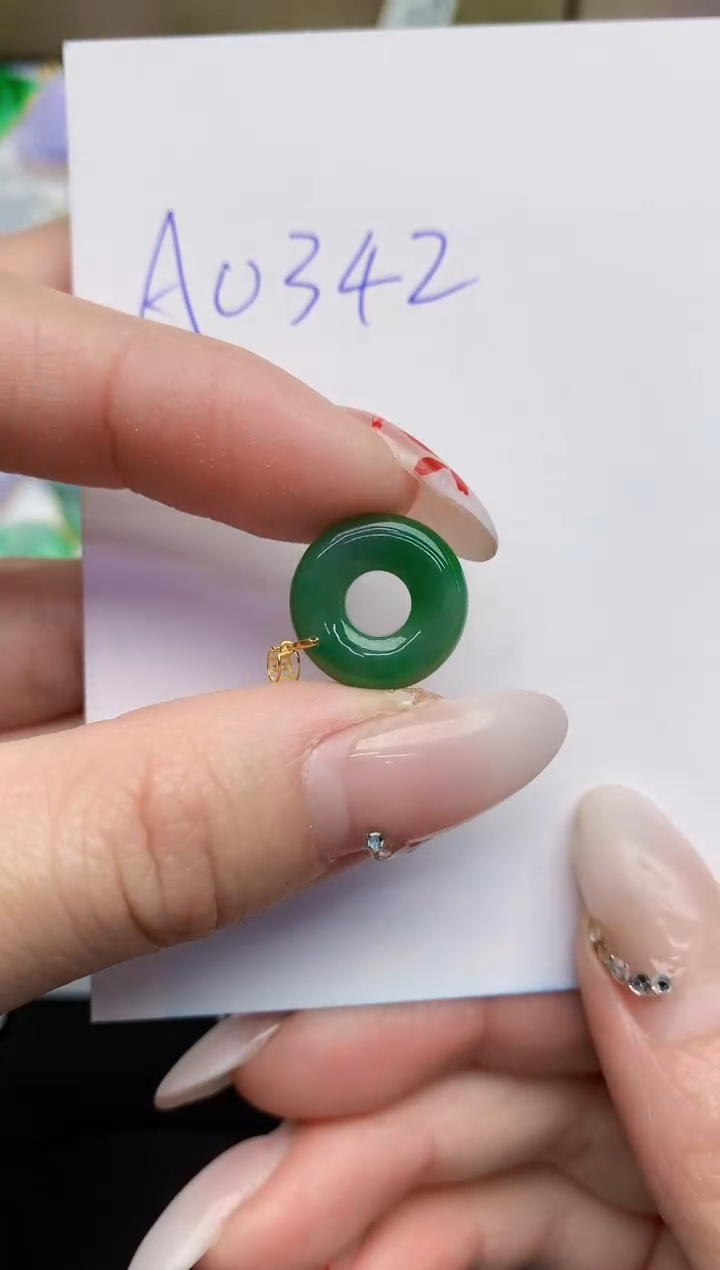 【闪购商品】翡翠颈饰18K金镶嵌000000000000