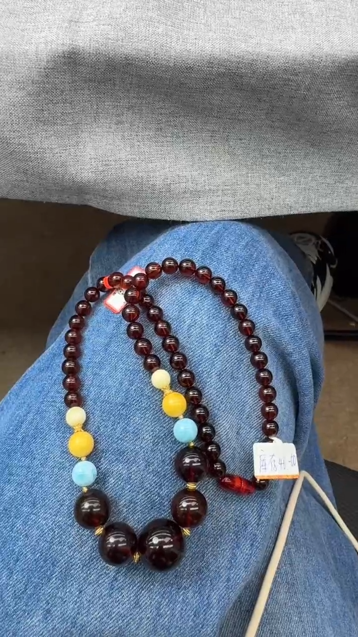 【闪购商品】琥珀颈饰未镶嵌690秒拍号