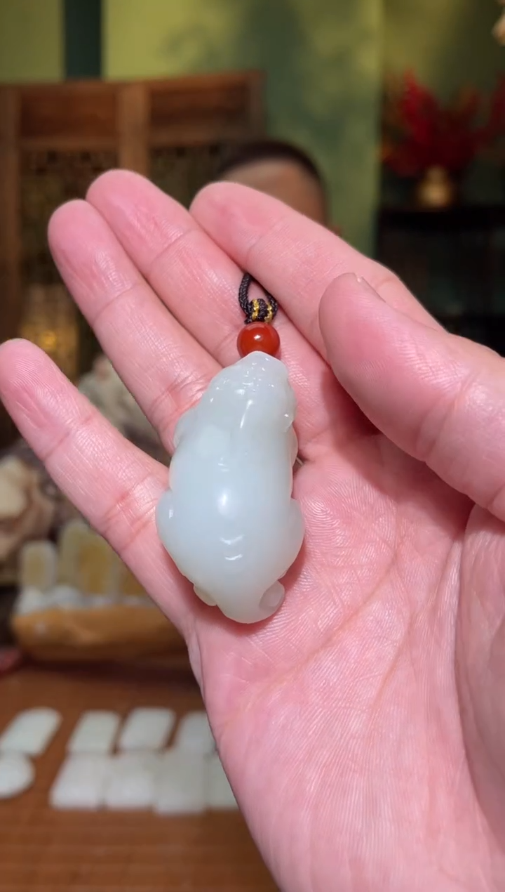 【闪购商品】和田玉吊坠(不含链)未镶嵌貔貅37g