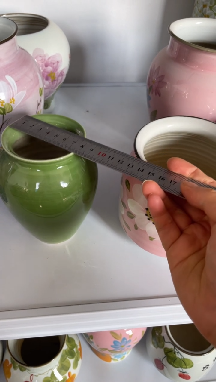 瓶陶景德镇手绘陶瓷