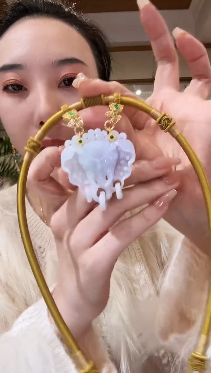 【闪购商品】翡翠颈饰未镶嵌国风