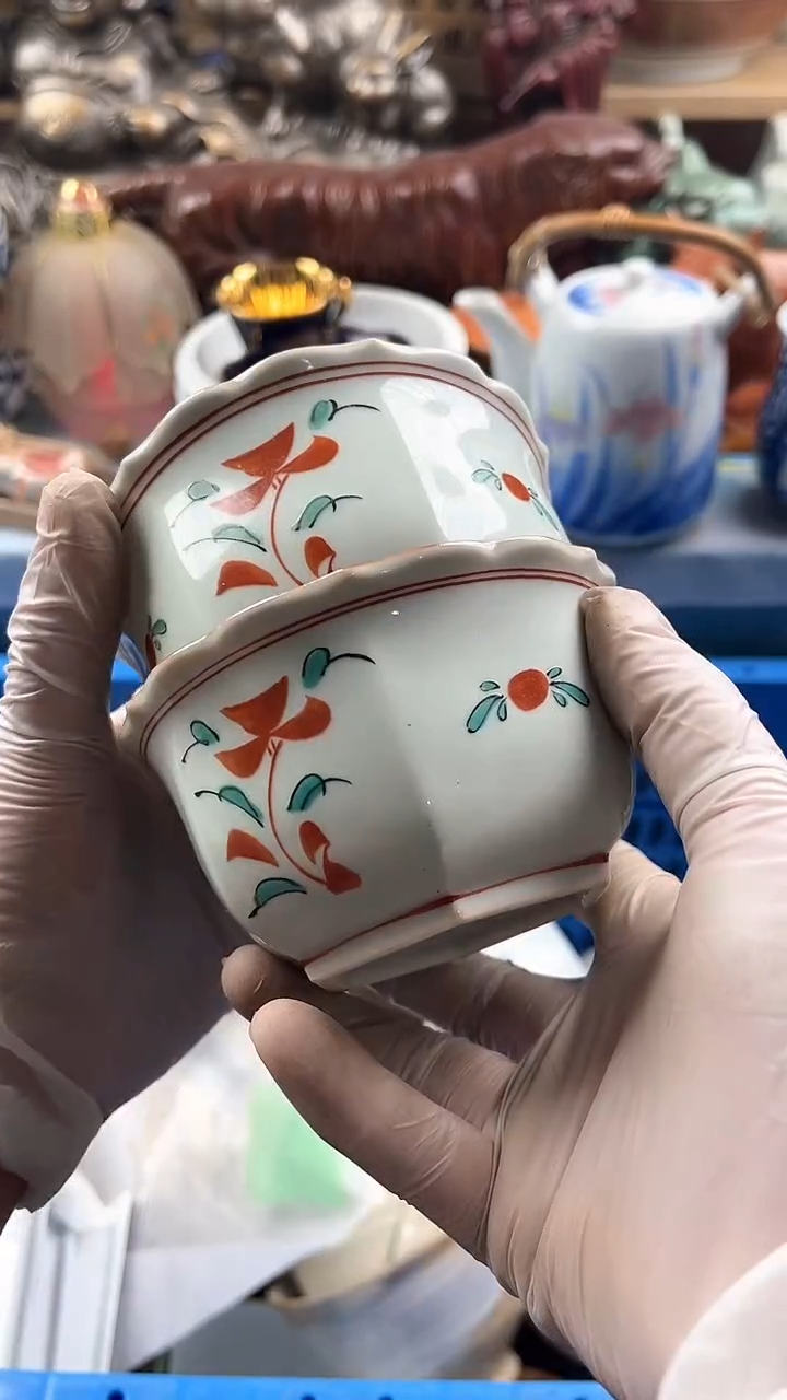 瓷片依**华英歌瓷器满19.9包邮