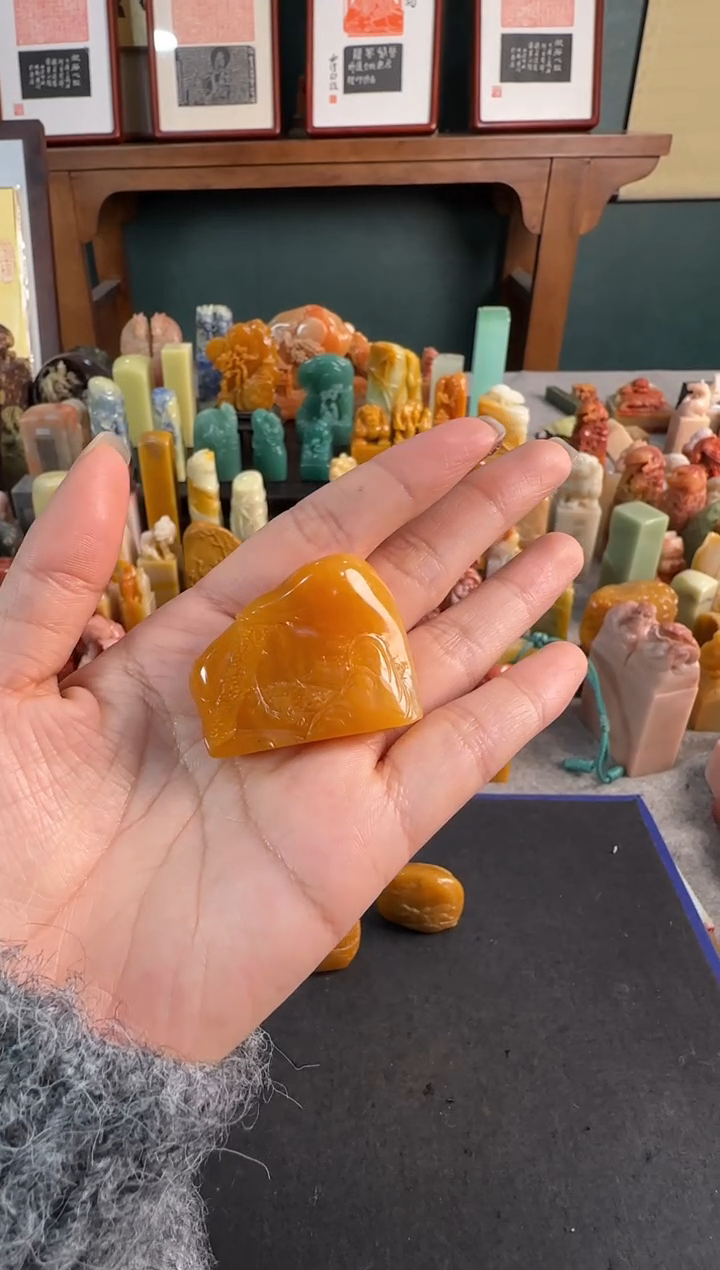 【闪购商品】青田石印石1525编号编号