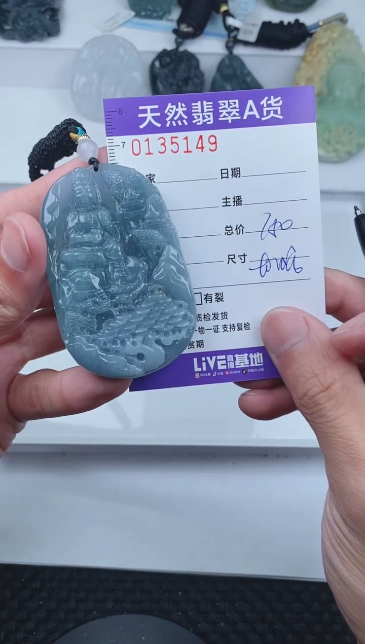 【闪购商品】翡翠颈饰未镶嵌       149