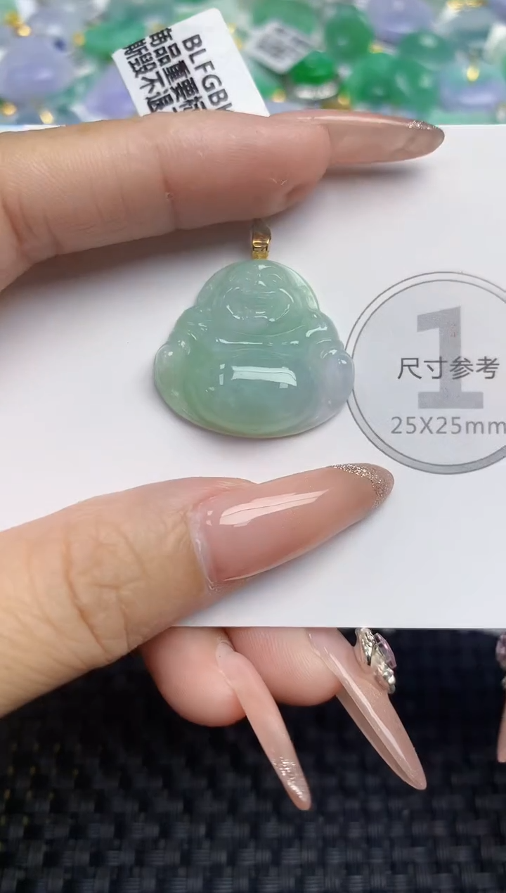 颈饰未镶嵌翡翠天然缅甸A货翡翠百元以上9元证书费自理
