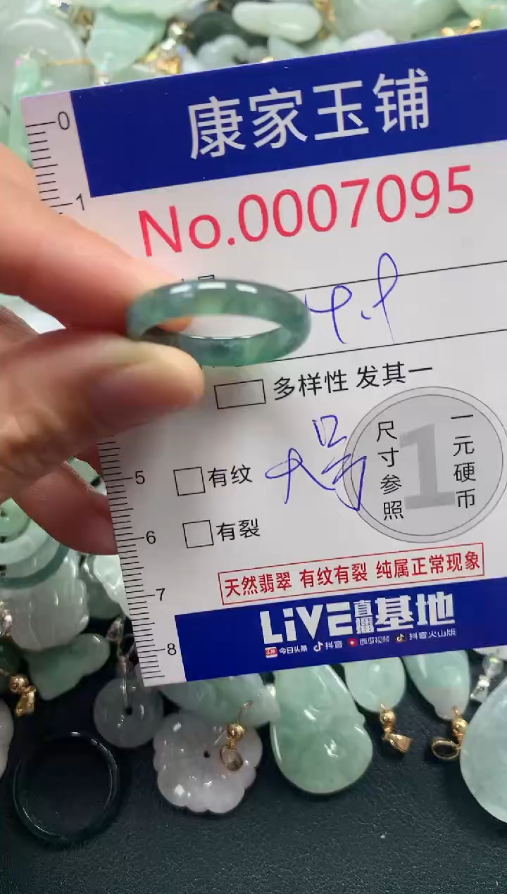 吊坠(不含链)未镶嵌翡翠7095