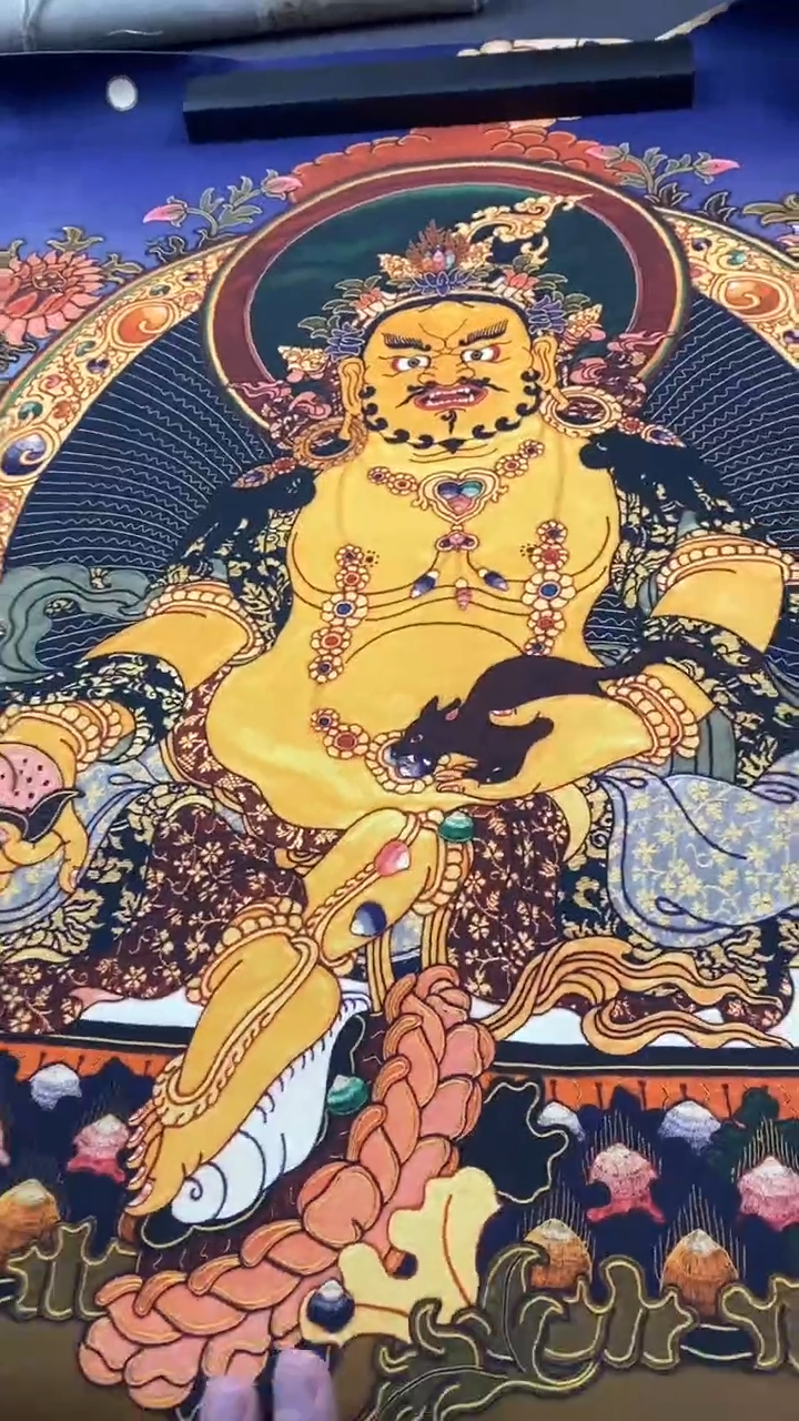 卷轴画王姬藏传唐卡艺术品