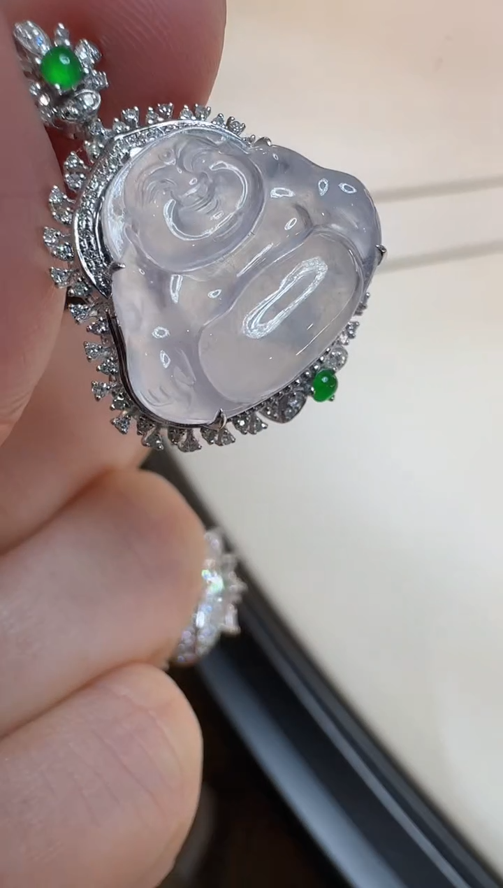 【闪购商品】翡翠吊坠(不含链)18K金镶嵌多样性团购发一件