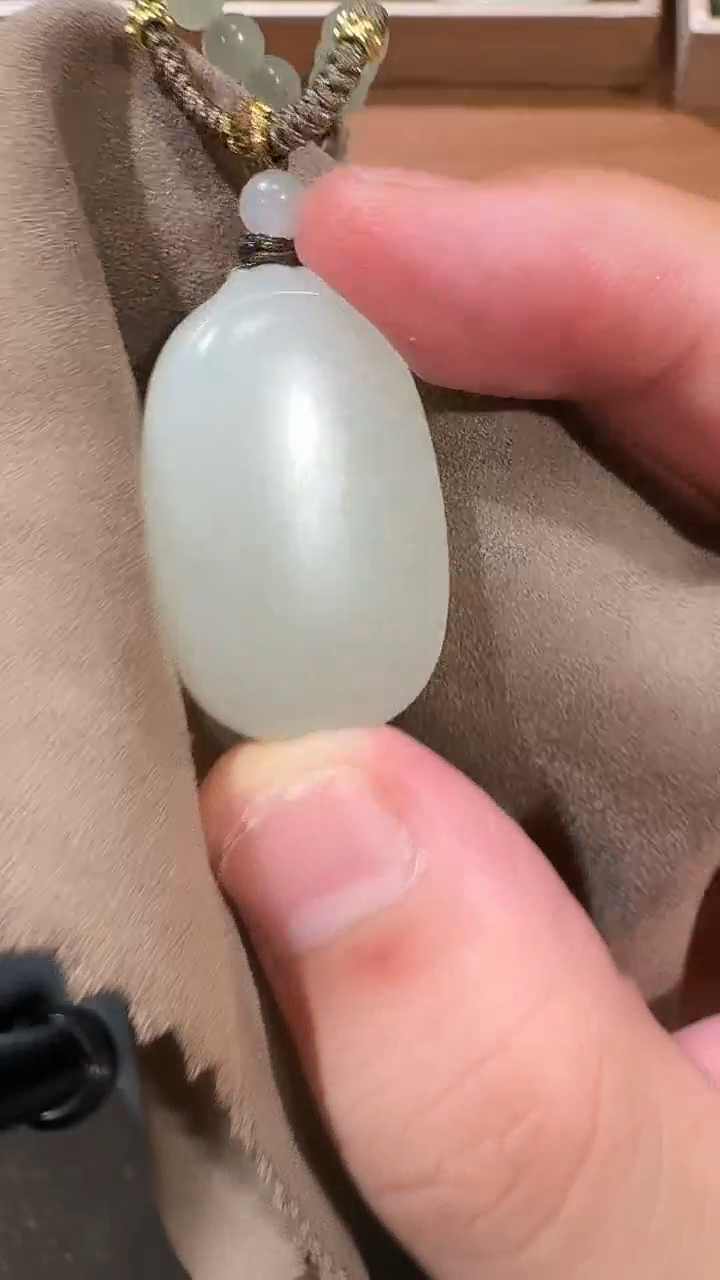 【闪购商品】和田玉吊坠未镶嵌1430平安牌 