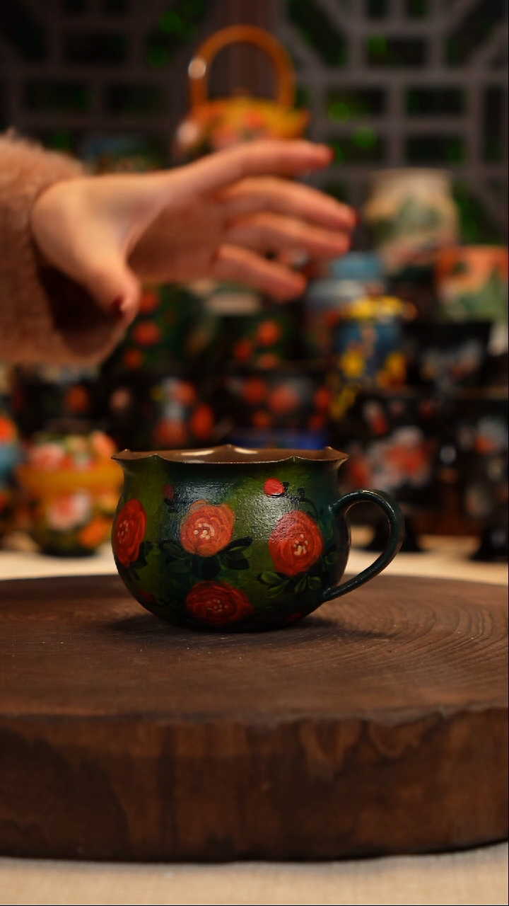 油画   手绘  釉下彩