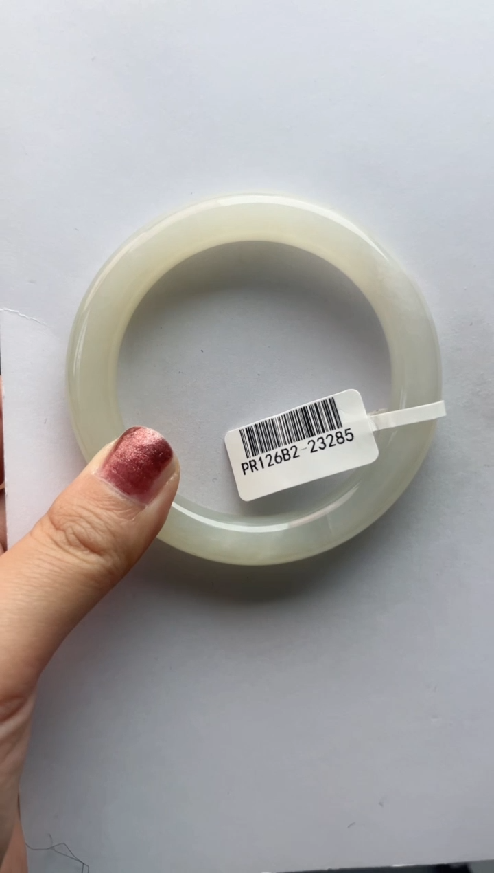 和田玉手镯未镶嵌55+圈口