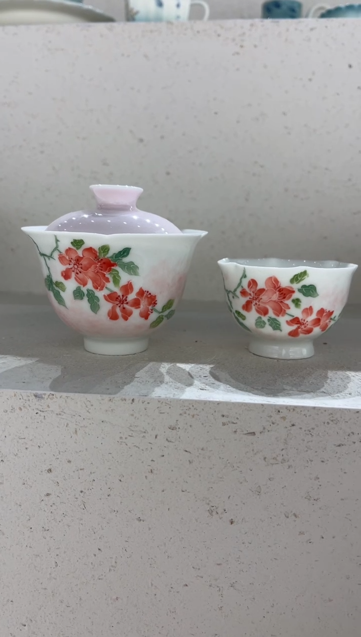 【闪购商品】盖碗+茶杯 啊哈哈哈哈哈