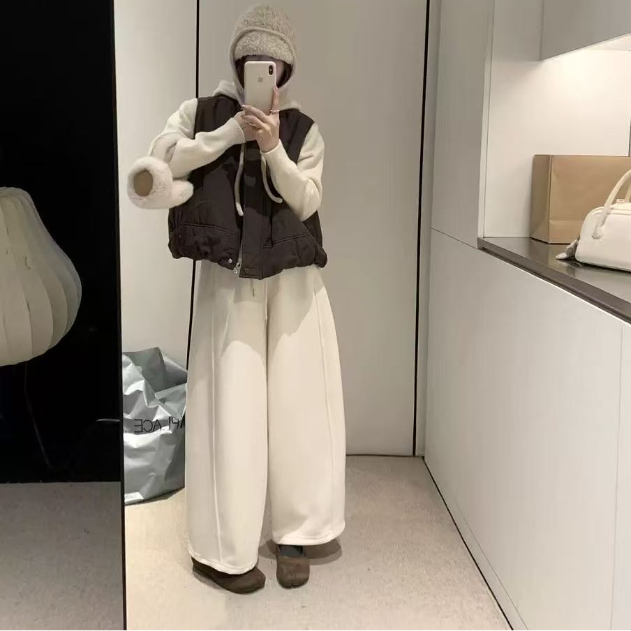 J小码裤长97    5562【芋泥可颂】弯刀卫裤