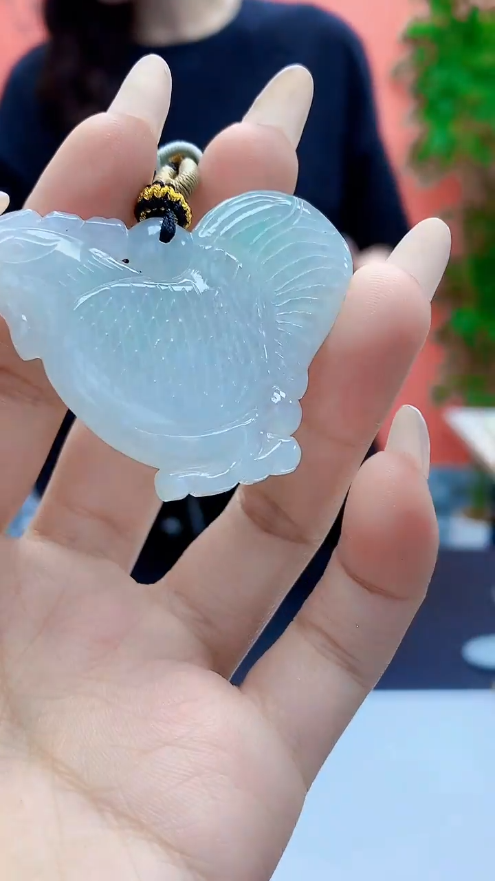 未镶嵌定制翡翠4829ty-毛货挂件2