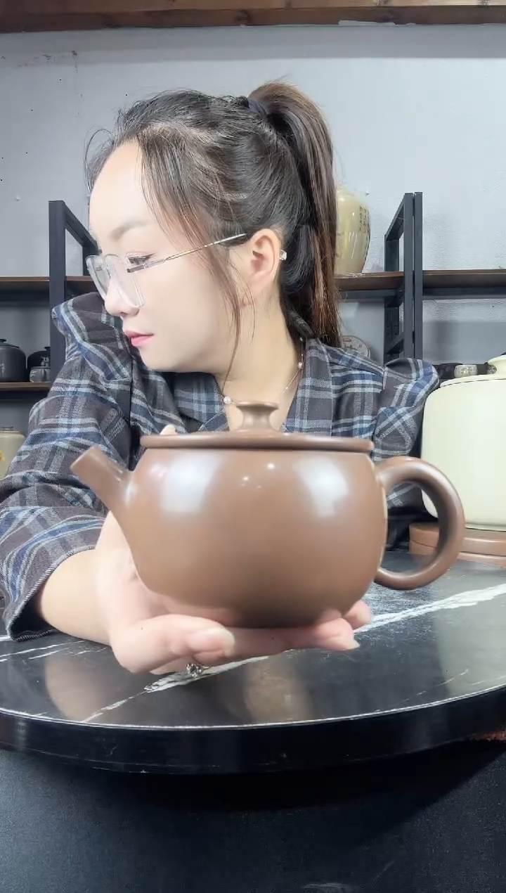 【闪购商品】罐建水紫陶水亮素壶