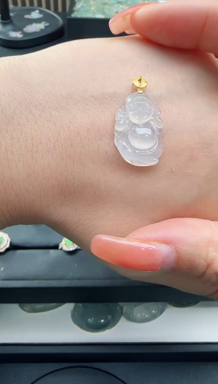 【闪购商品】翡翠颈饰18K金镶嵌TZG0118049