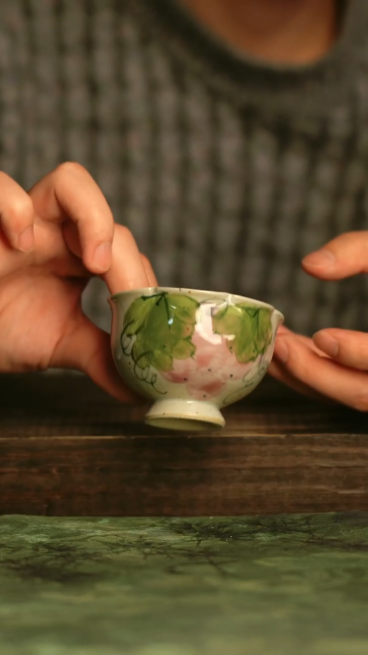 釉下彩手工手绘瓷器青诗集手工手绘瓷器