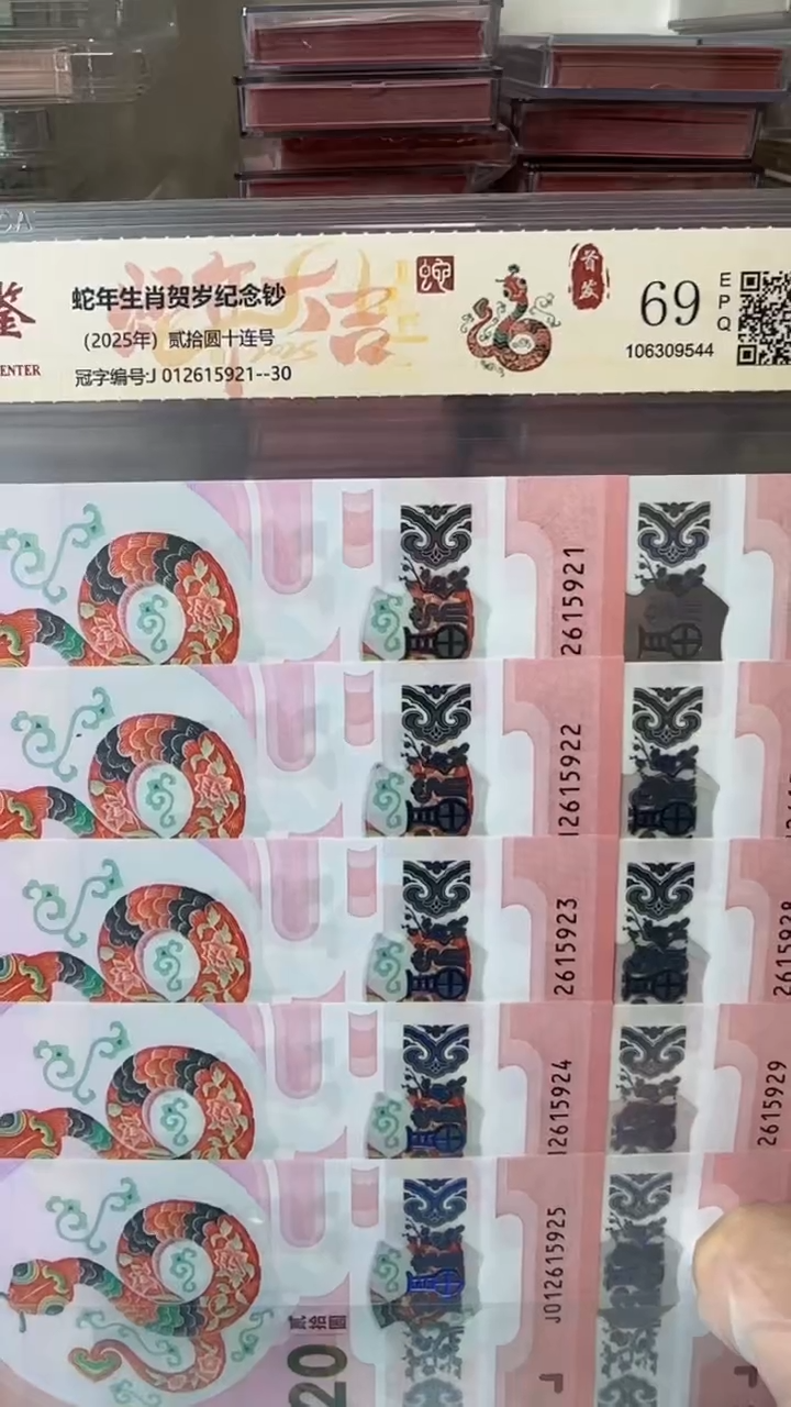 【闪购商品】塑料012615921-蛇钞标十！